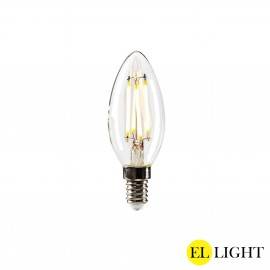 Elight LED լամպ E14 9W 3000K ֆիլամենտ մոմ 680Lm 1/100 (20248)