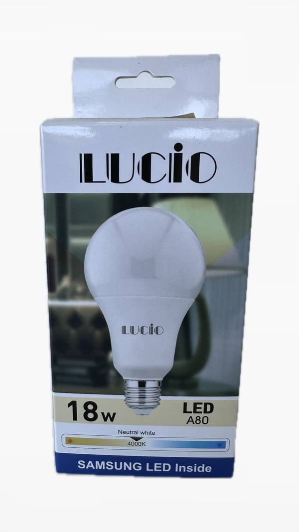 Լամպ LED LUCIO A80-18Վտ E27 4000K 350446