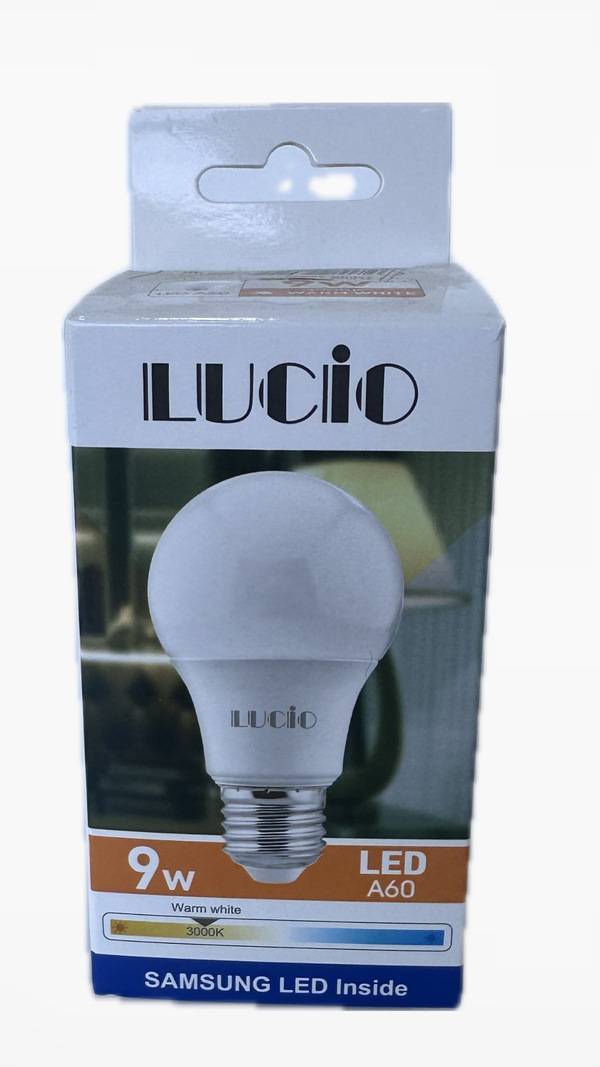 Լամպ LED LUCIO A60-9Վտ E27 3000K 35038